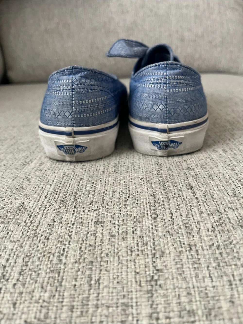 Vans Blue Slip-On Sneakers